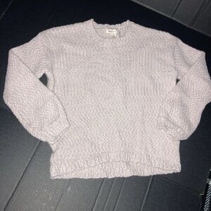 Women's Textured Sweater - Light Pink